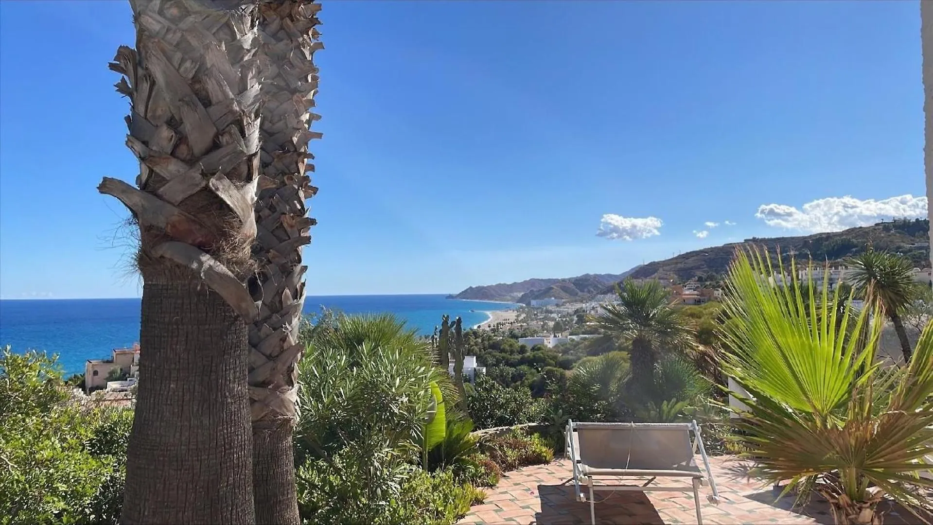 Ferienhaus In Mojacar Mit Garten, Grill Und Terrasse Und Meerblick Und Neben Dem Strand