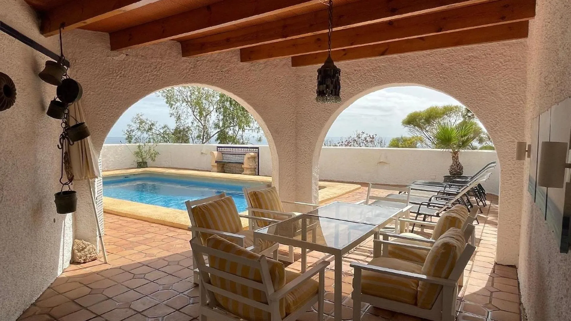 Ferienhaus In Mojacar Mit Garten, Grill Und Terrasse Und Meerblick Und Neben Dem Strand Spain