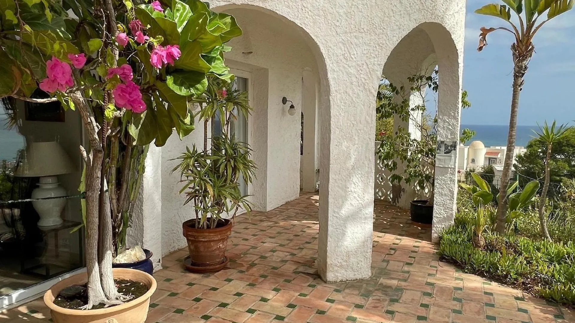 Ferienhaus In Mojacar Mit Garten, Grill Und Terrasse Und Meerblick Und Neben Dem Strand